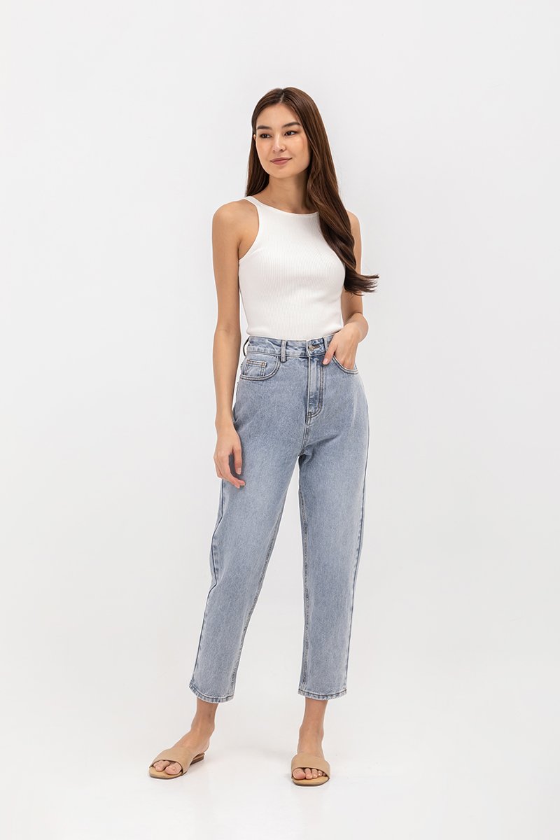 PATRICIA REVERSIBLE CUT IN KNIT TOP