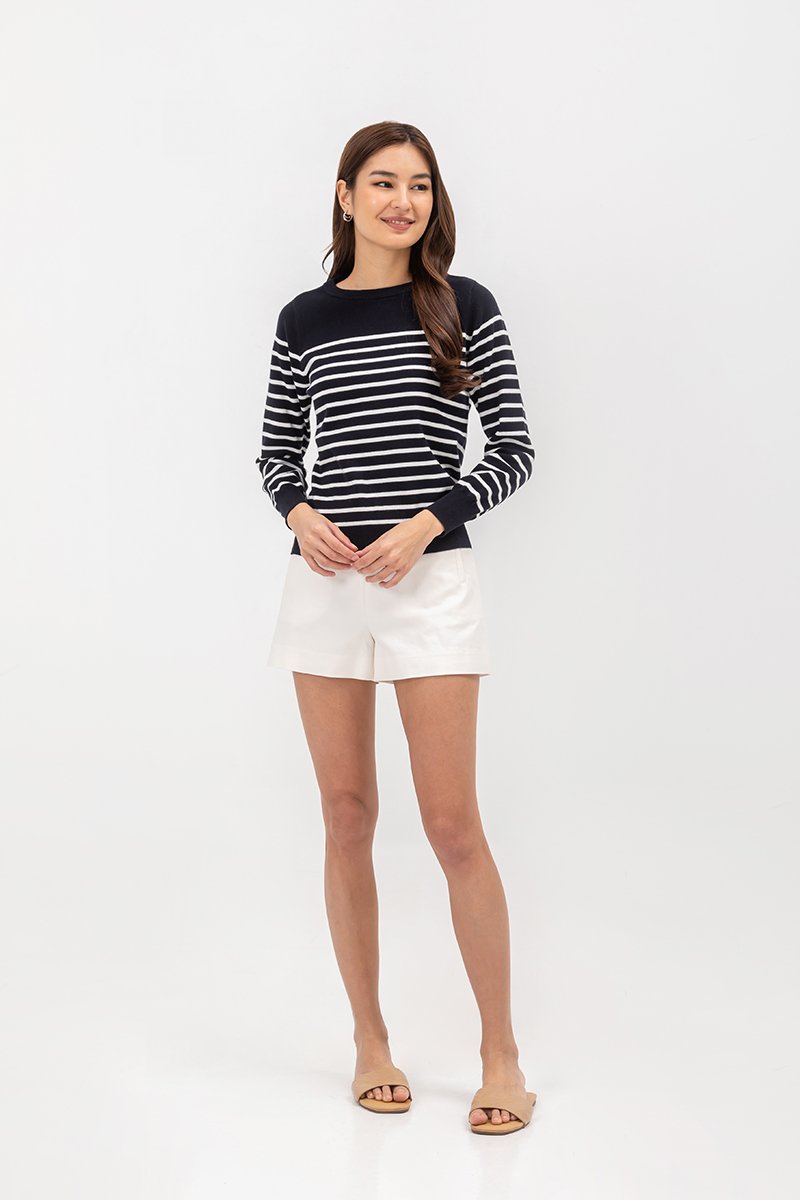 *BACKORDER 2* ELMINA STRIPED SWEATER