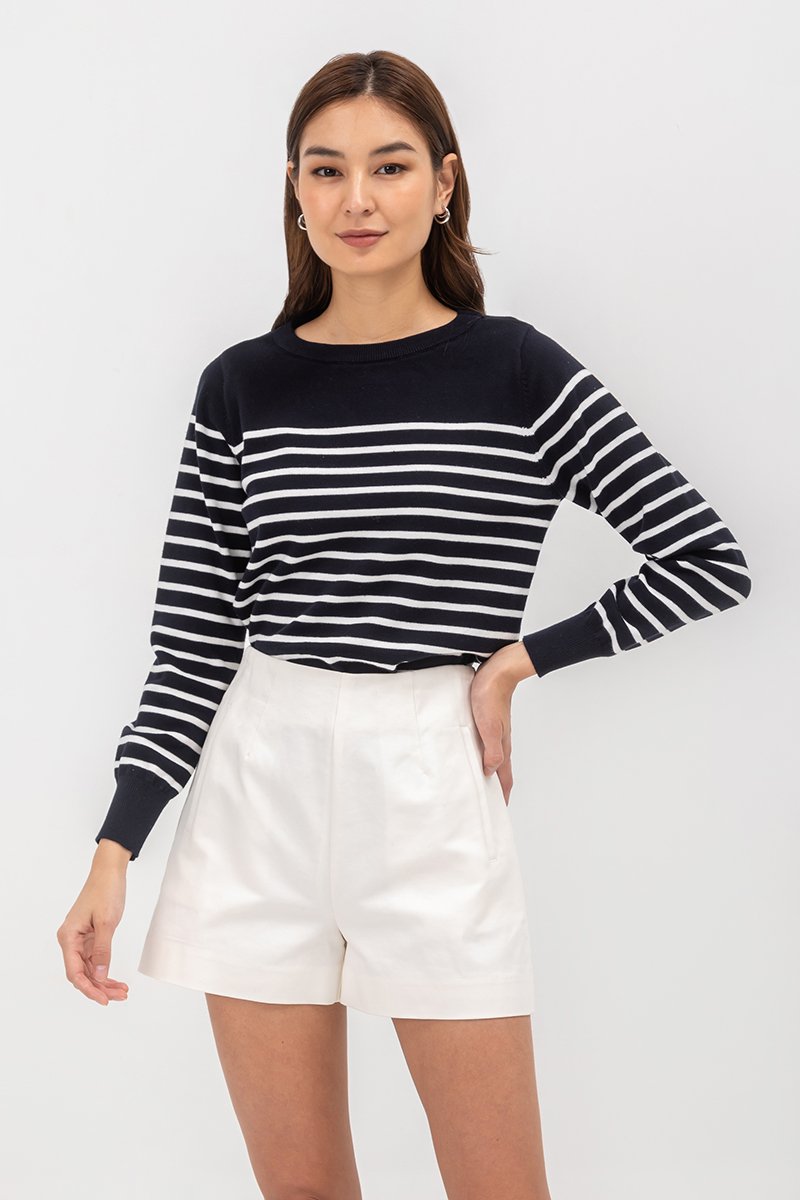 *BACKORDER 2* ELMINA STRIPED SWEATER