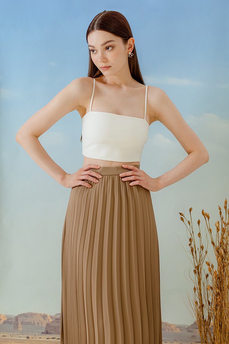 AIRI PLEATED MAXI SKIRT