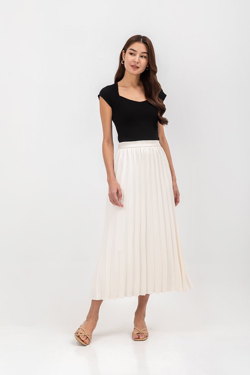 AIRI PLEATED MAXI SKIRT