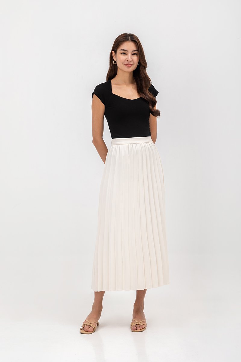 AIRI PLEATED MAXI SKIRT