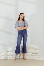 KRIS DENIM FLARE HEM JEANS KRIS DENIM FLARE HEM JEANS