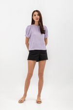 ELISABETTA COTTON PUFF SLEEVE TOP