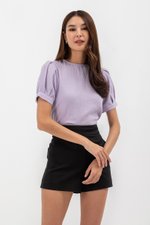 ELISABETTA COTTON PUFF SLEEVE TOP