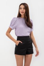 ELISABETTA COTTON PUFF SLEEVE TOP
