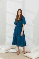 IMANI TIERED MUSLIN MIDI SKIRT