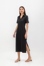 GENEVEIVE POLO SHIRT MIDI DRESS