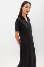 GENEVEIVE POLO SHIRT MIDI DRESS