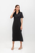 GENEVEIVE POLO SHIRT MIDI DRESS