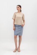 BLAIR BACK BUTTONDOWN TENCEL TOP