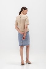 BLAIR BACK BUTTONDOWN TENCEL TOP