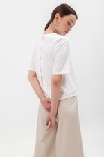 BLAIR BACK BUTTONDOWN TENCEL TOP