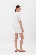 BLAIR BACK BUTTONDOWN TENCEL TOP