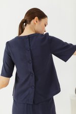 BLAIR BACK BUTTONDOWN TENCEL TOP