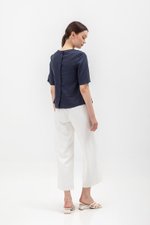 BLAIR BACK BUTTONDOWN TENCEL TOP