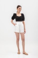 CAPRI TENCEL SHORTS W BACK ELASTIC