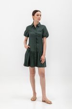 GIANNA BUTTONDOWN TENCEL SHIRT DRESS