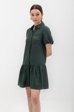 GIANNA BUTTONDOWN TENCEL SHIRT DRESS