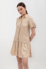 GIANNA BUTTONDOWN TENCEL SHIRT DRESS