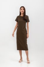 JAYLEEN SLEEVED SHEATH DRESS
