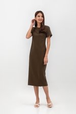 JAYLEEN SLEEVED SHEATH DRESS
