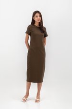 JAYLEEN SLEEVED SHEATH DRESS