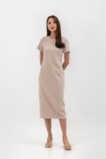 JAYLEEN SLEEVED SHEATH DRESS