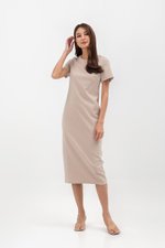 JAYLEEN SLEEVED SHEATH DRESS