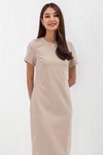 JAYLEEN SLEEVED SHEATH DRESS