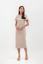 JAYLEEN SLEEVED SHEATH DRESS