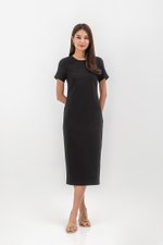 JAYLEEN SLEEVED SHEATH DRESS
