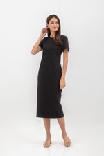 JAYLEEN SLEEVED SHEATH DRESS