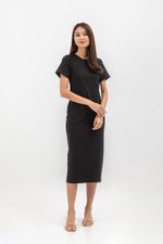 JAYLEEN SLEEVED SHEATH DRESS