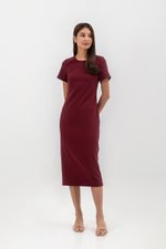 JAYLEEN SLEEVED SHEATH DRESS