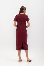 JAYLEEN SLEEVED SHEATH DRESS