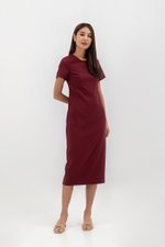 JAYLEEN SLEEVED SHEATH DRESS