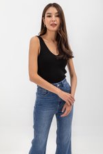 KRIS DENIM FLARE HEM JEANS KRIS DENIM FLARE HEM JEANS