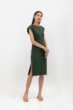 EMILY CAP SLEEVE FITTED MIDI DRESS