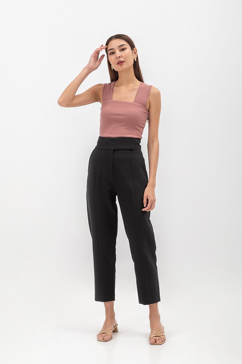 TRISTAN FOLDOVER HIGHWAIST PANTS