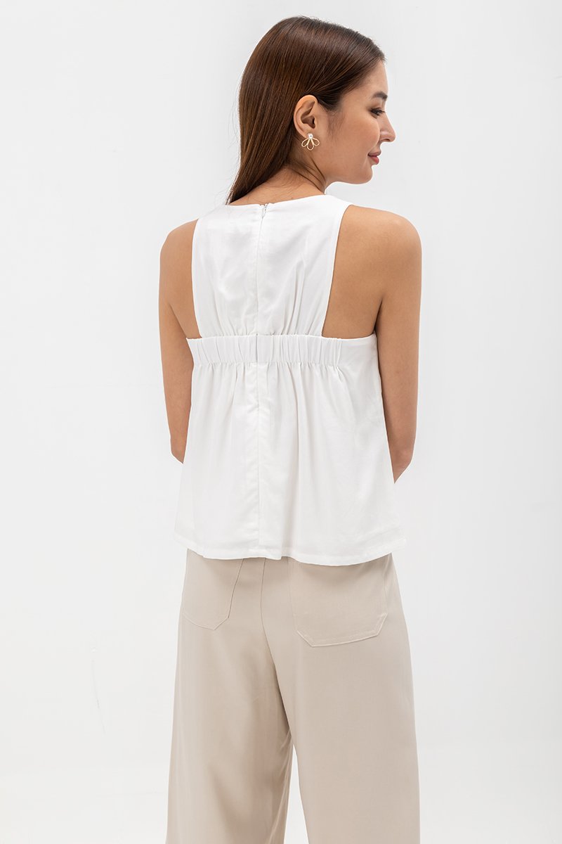 PAIGE BACK ELASTIC TANK TOP