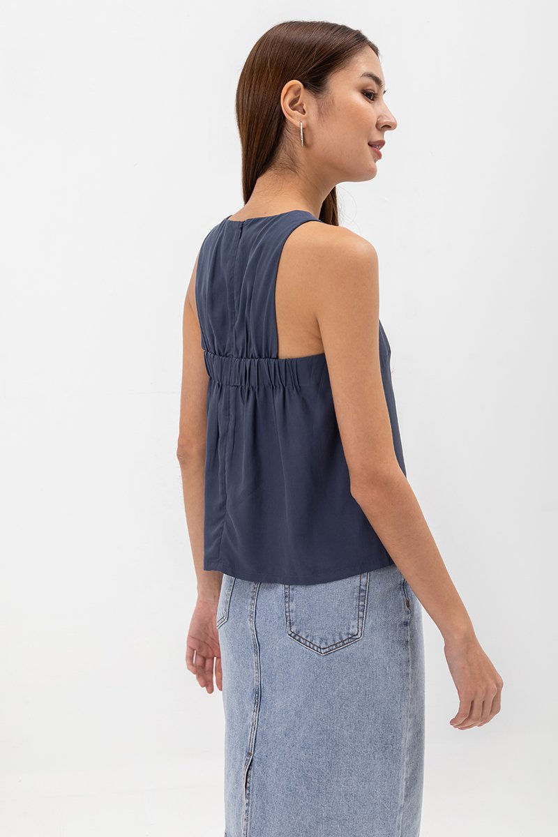 PAIGE BACK ELASTIC TANK TOP