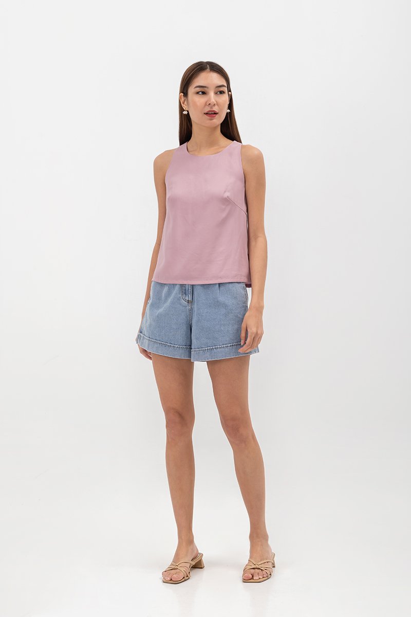 PAIGE BACK ELASTIC TANK TOP