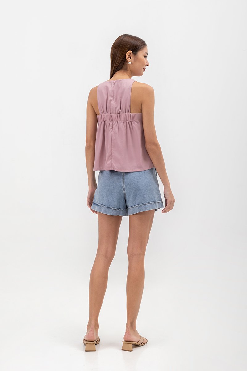 PAIGE BACK ELASTIC TANK TOP