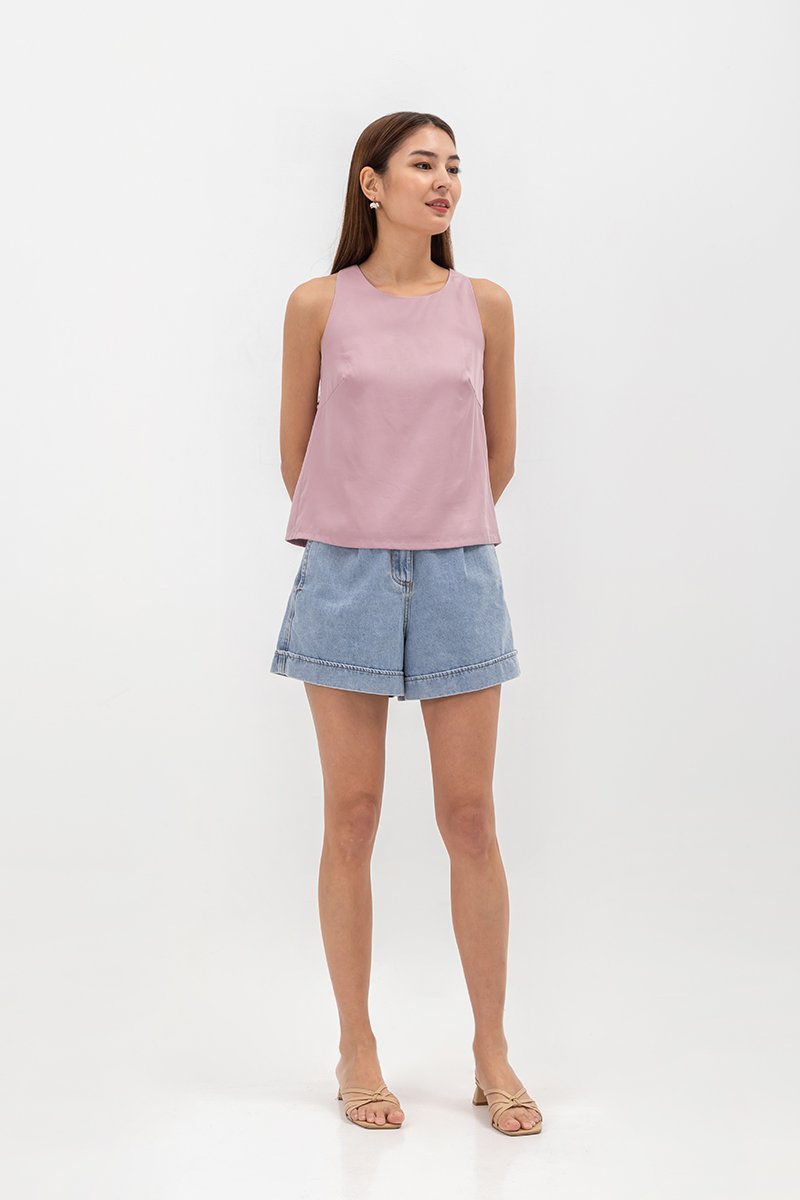 PAIGE BACK ELASTIC TANK TOP