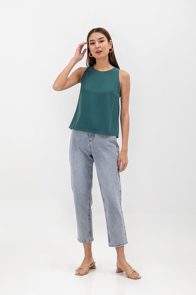 PAIGE BACK ELASTIC TANK TOP