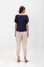 LIERA EMBROIDERED PUFF SLEEVE TOP