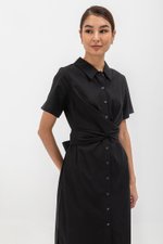 NALA TIE WAIST BUTTONDOWN DRESS