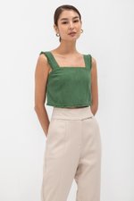 MINA RAW HEM CROP TOP