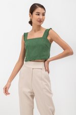 MINA RAW HEM CROP TOP